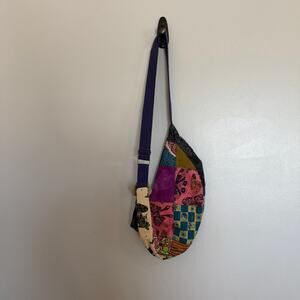 Lakhays UpCycle Hobo patchwork Canvas Crossbody Bag Recycled